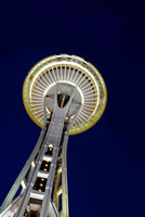 Seattle Space Needle at Night