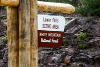 Lower Falls Sign Post 2017